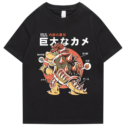 Camiseta Kappa Tortuga Monstruo
