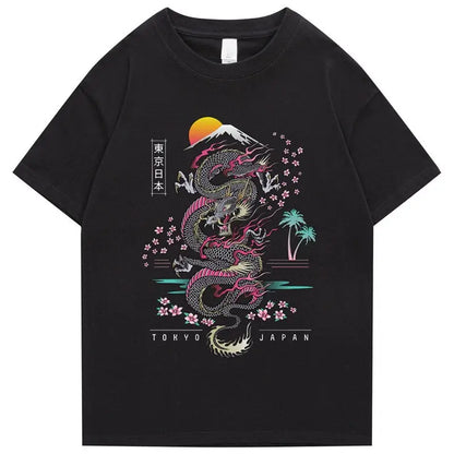 Traditional Dragon Sakura Shirt