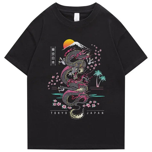 Camiseta tradicional Dragon Sakura
