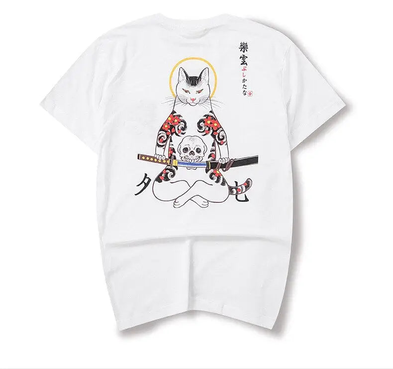 Divine Irezumi Cat Warrior Shirt