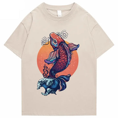 Watercolor Art Koi Fish Shirt