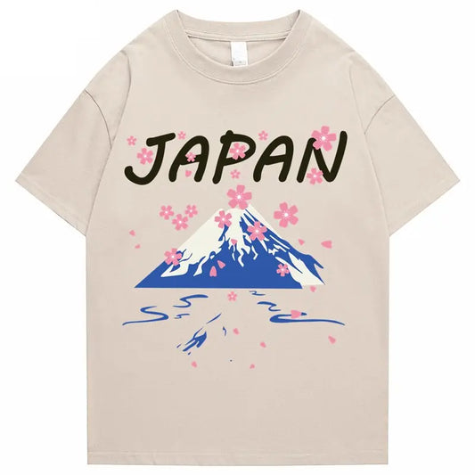 Maglietta classica Monte Fuji Sakura