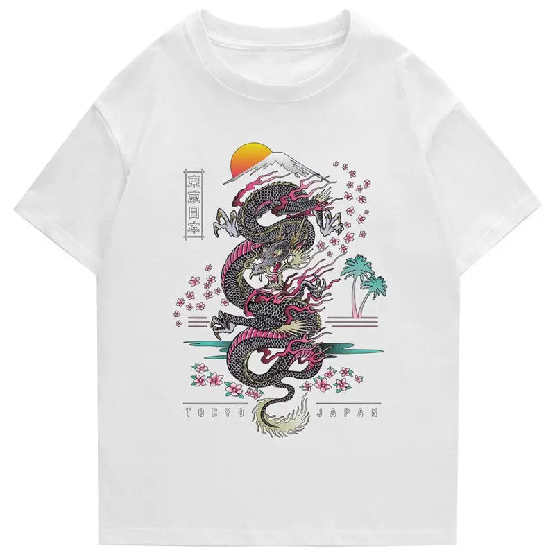 Traditional Dragon Sakura T-Shirt