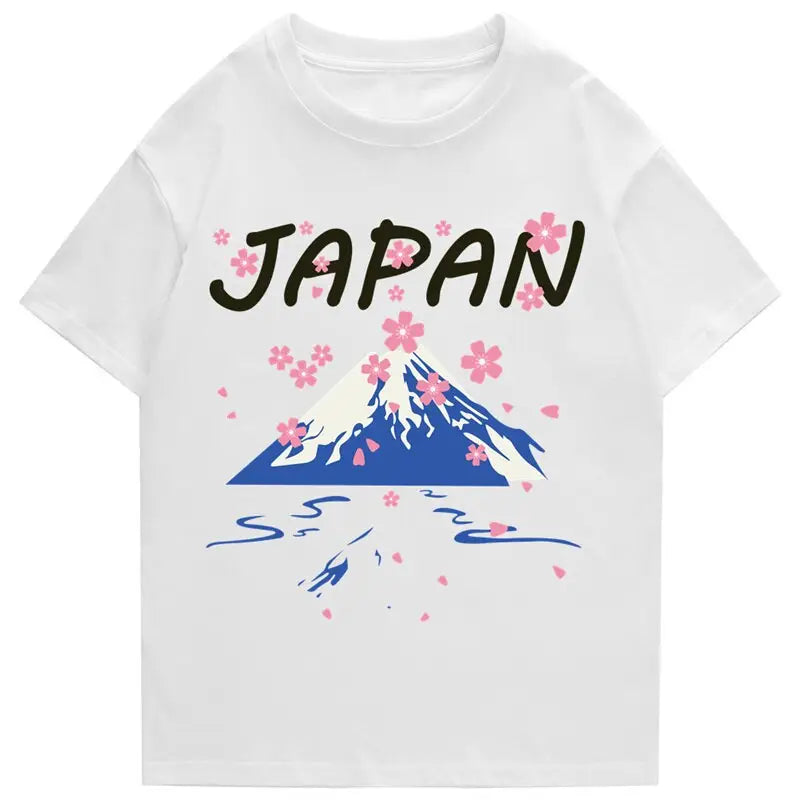 Mont Fuji Sakura T-shirt classique