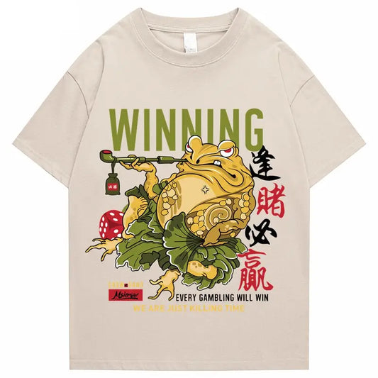 Prosperous Frog Kanji Shirt