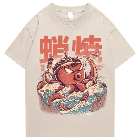 T-shirt Monstre de calmar Takoyaki