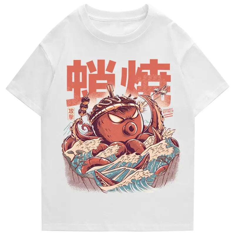 Camiseta Takoyaki Calamar Monstruo