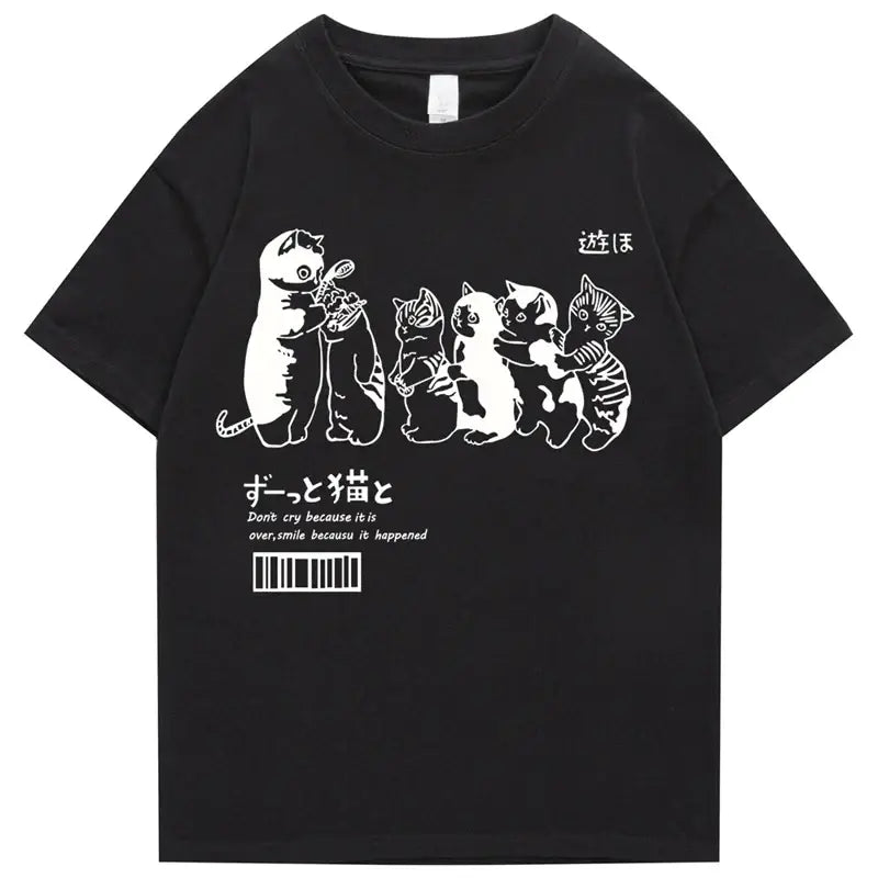 Cats Inspection Retro T-Shirt