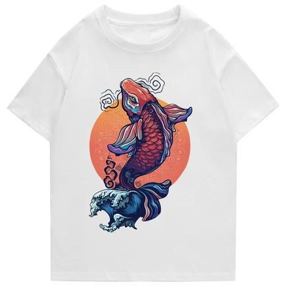 Watercolor Art Koi Fish Shirt
