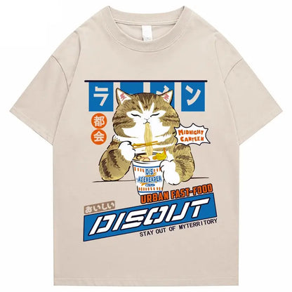 Instant Noodles Cat Shirt