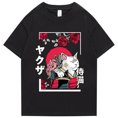 Resting Samurai Cat T-Shirt