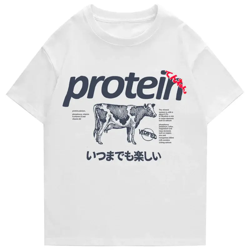 Camiseta Proteína Retro Vaca