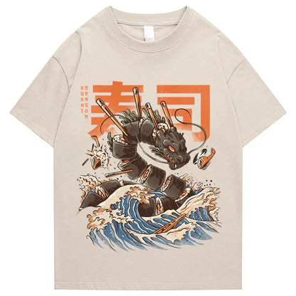 Sushi Dragon Monster Shirt