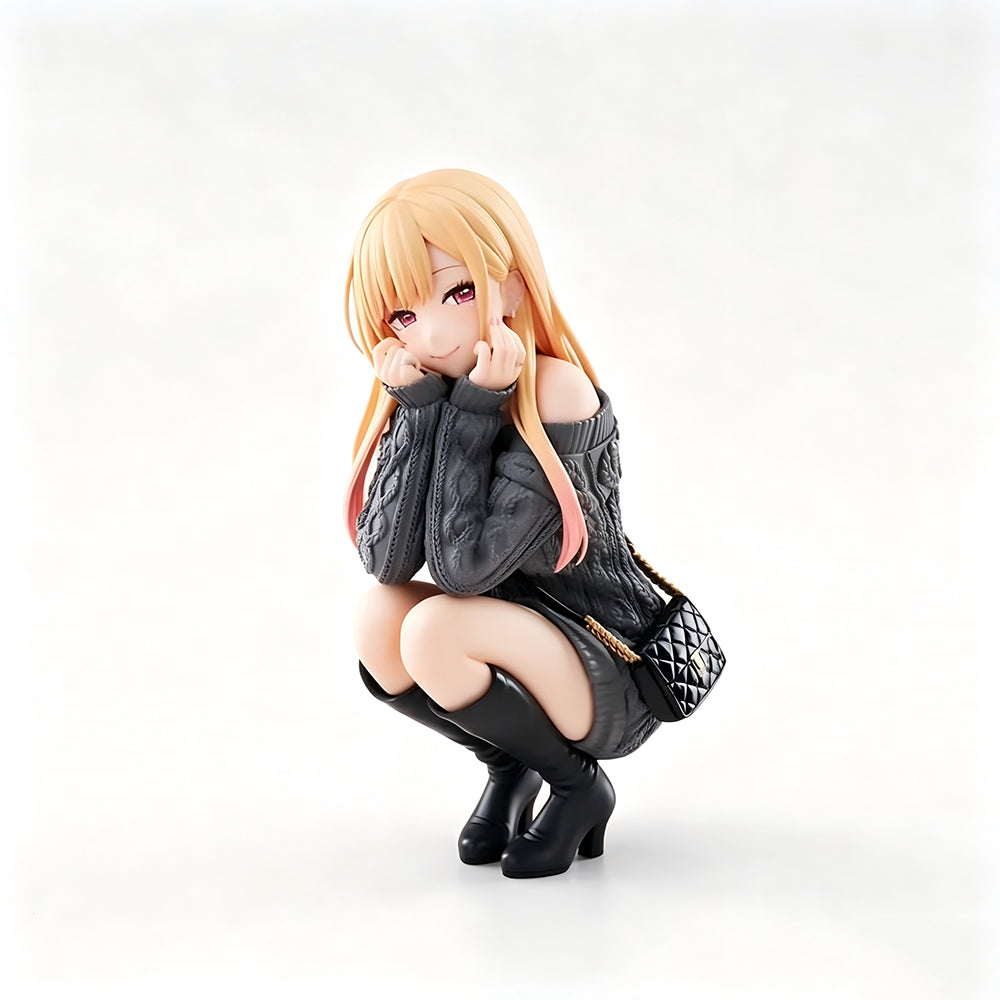Sitting Marin Kitagawa Figure full-body studio view