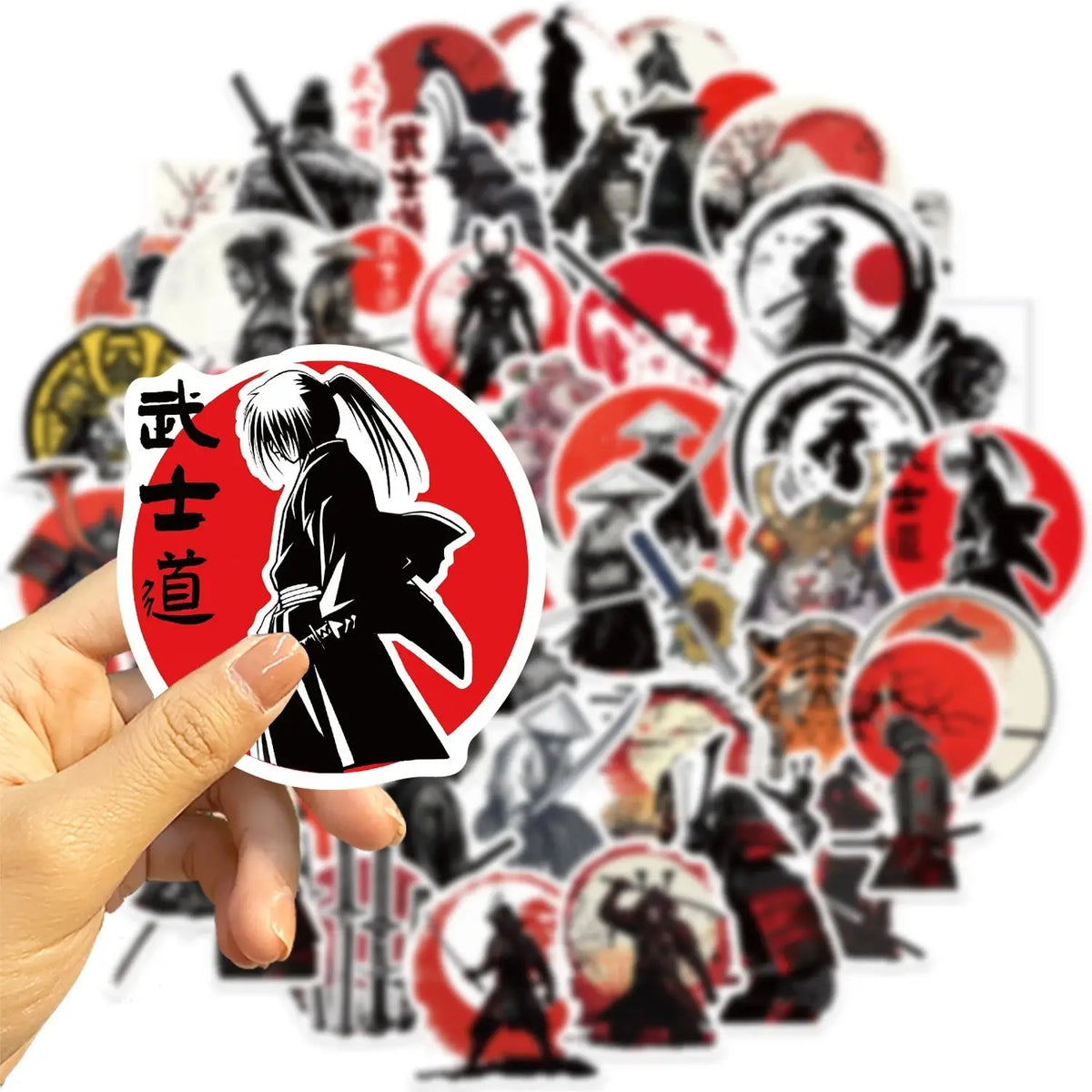 Japanese Script Sticker Japanese Samurai Stickers – 🈹 JAPAN BOX