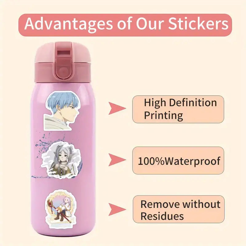 Whimsy Anime Characters Stickers