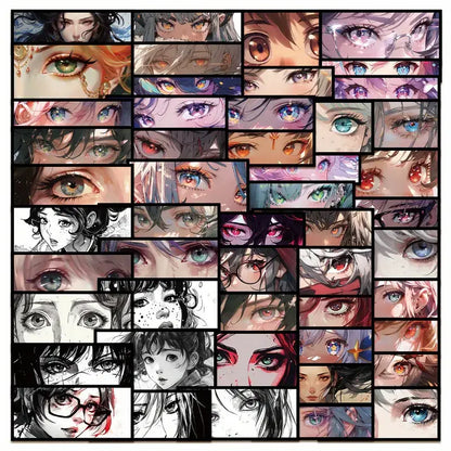 HD Anime Girl Eyes Stickers