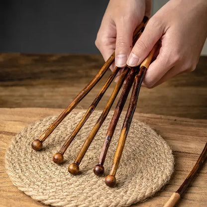 Wooden Stick Stirring Spoon
