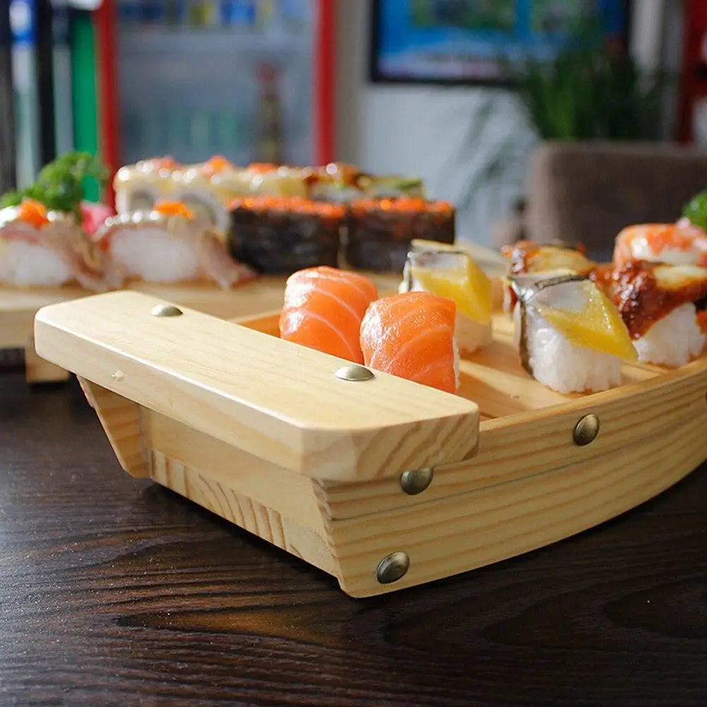 Wooden Sushi Ship Boat