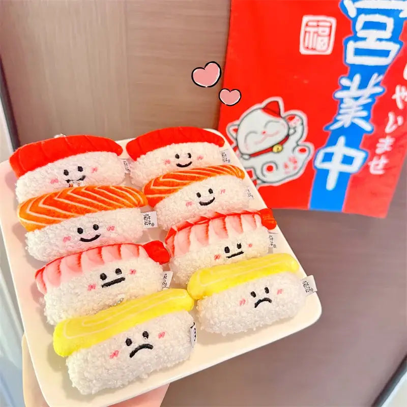 Portachiavi in ​​peluche Kawaii Sushi