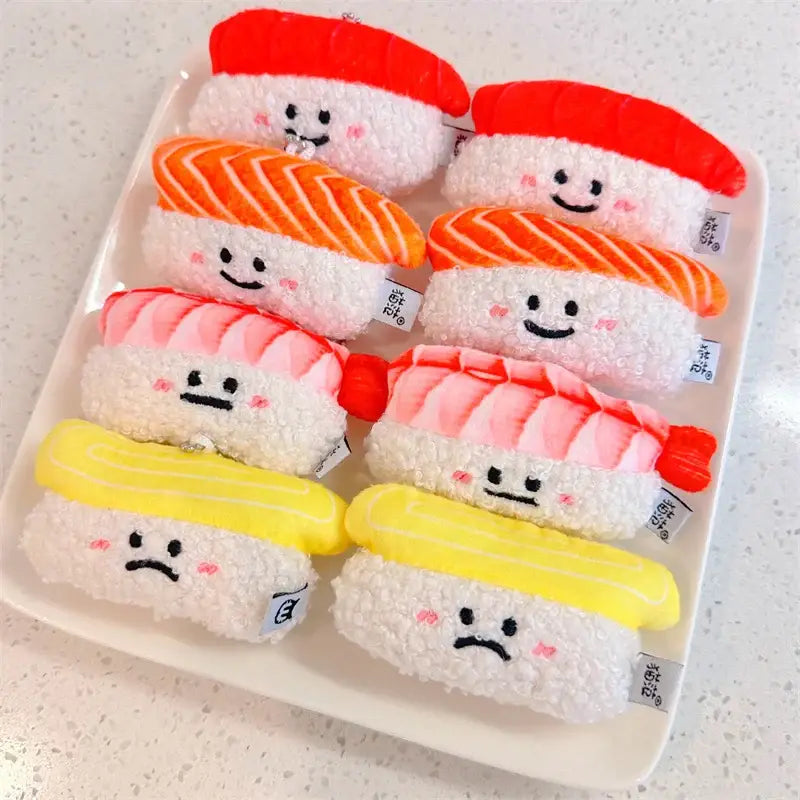 Llavero de peluche Kawaii Sushi