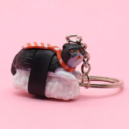 Sushi Cat Keychain