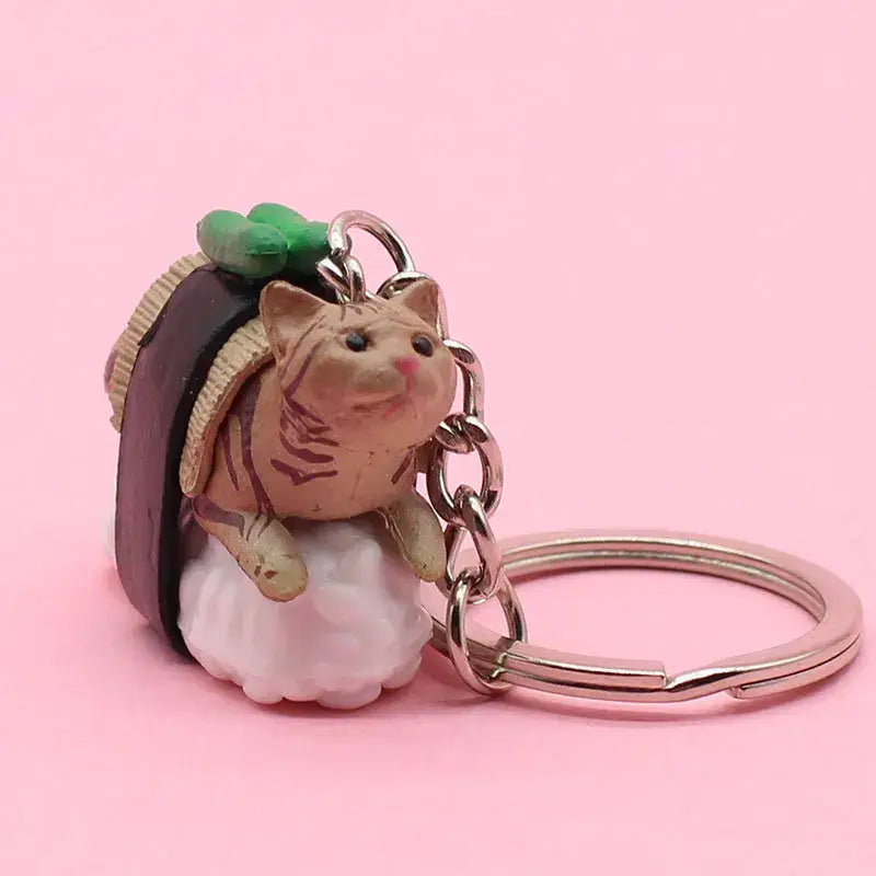 Sushi Cat Keychain