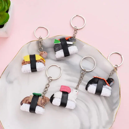 Sushi Cat Keychain