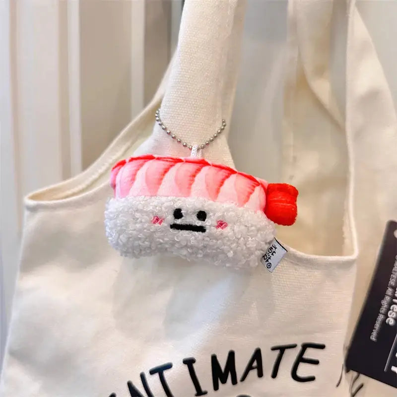 Porte-clés en peluche Kawaii Sushi