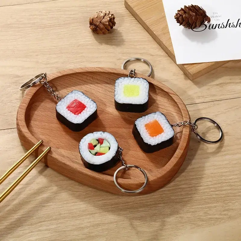 Japanese Food Keychains Sushi Maki Keychain – 🈹 JAPAN BOX