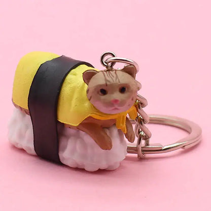 Sushi Cat Keychain