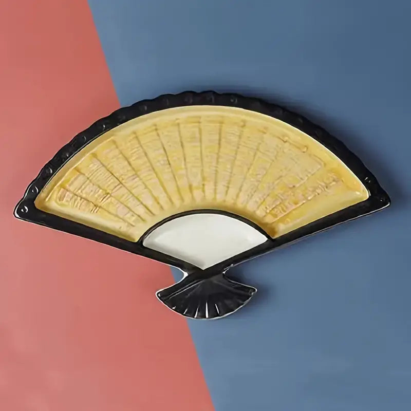 Plato de sushi de abanico japonés