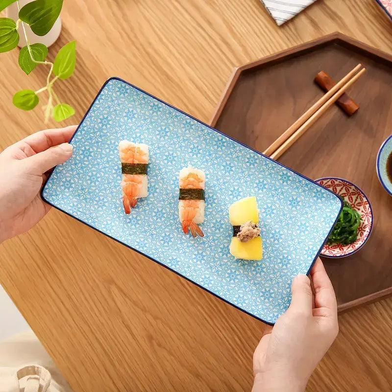 Juego de platos de sushi Azure Spring