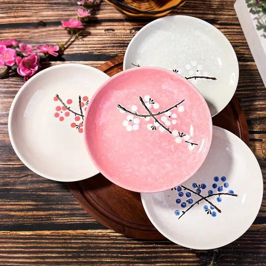 Sakura Seasons Japanese Plate Set