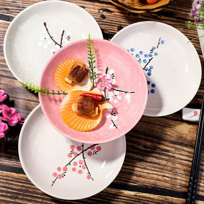 Sakura Seasons Japanese Plate Set