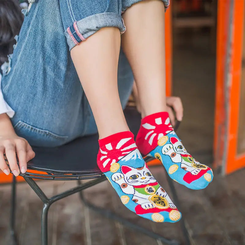 Calcetines japoneses Lucky Cat