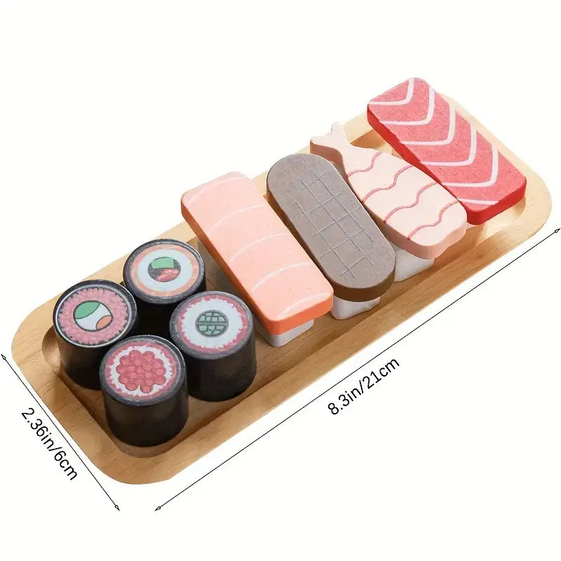 Sushi Pieces Wooden Toys