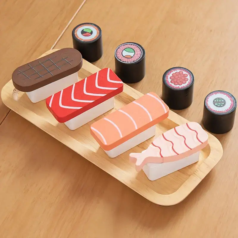 Sushi Pieces Wooden Toys