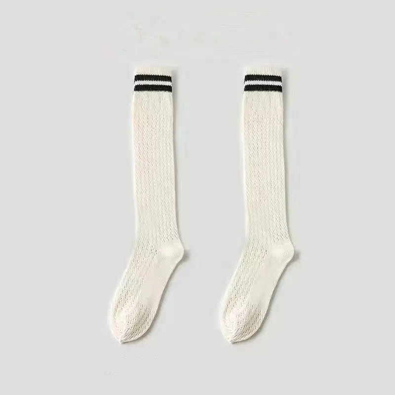 Chaussettes hautes japonaises en dentelle