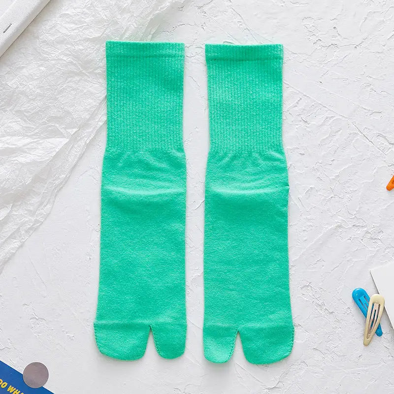Mint Green Tabi Socks