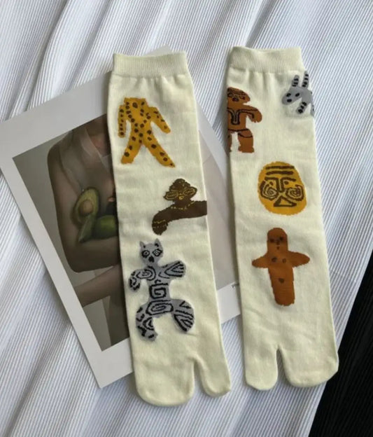 Totem Animal Tabi Socks