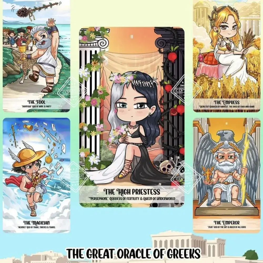 Chibi Pythia Tarot Cards