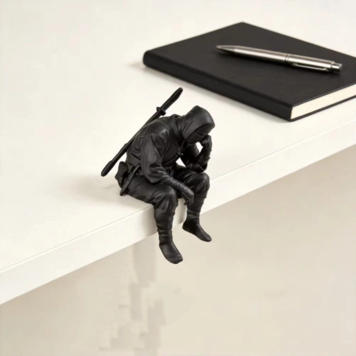 Thinking Ninja figure from the back