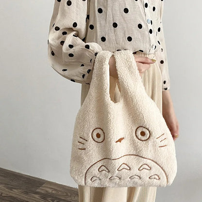 Totoro Plush Tote Bag