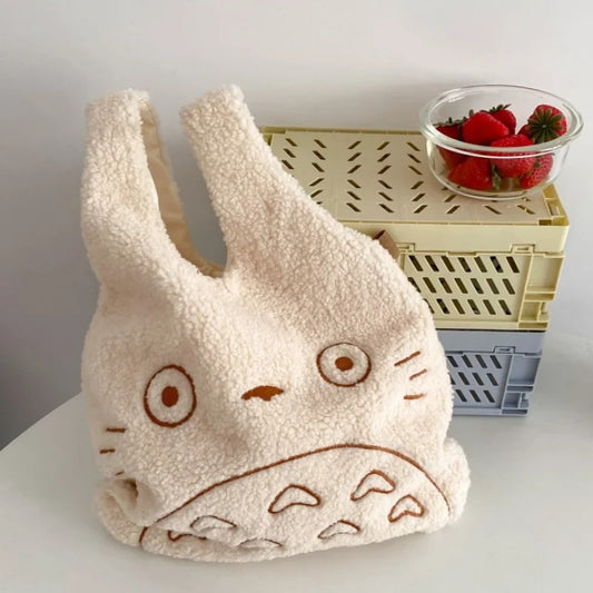 Totoro Plush Tote Bag