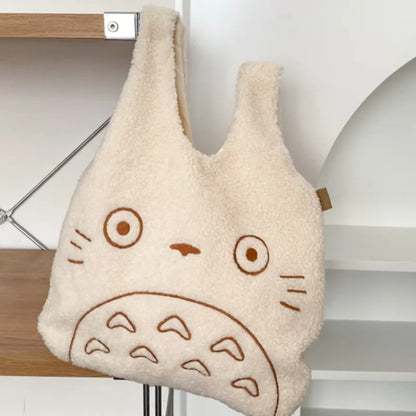 Totoro Plush Tote Bag