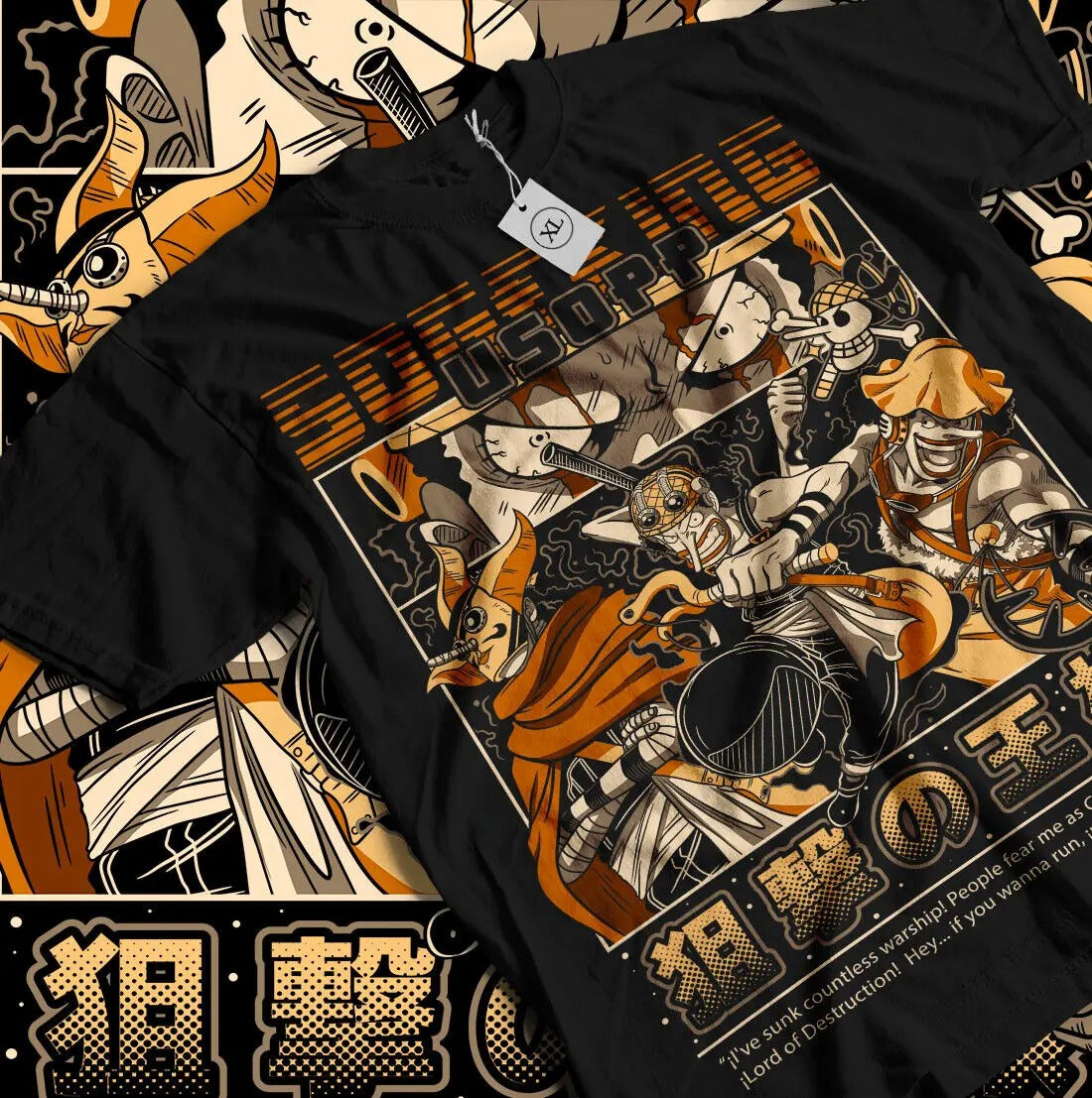 Usopp Retro Anime Shirt