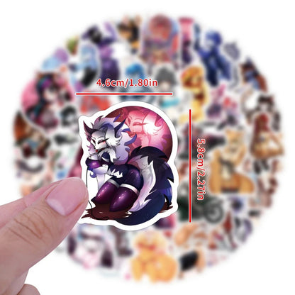 Waifu Furries Anime Stickers