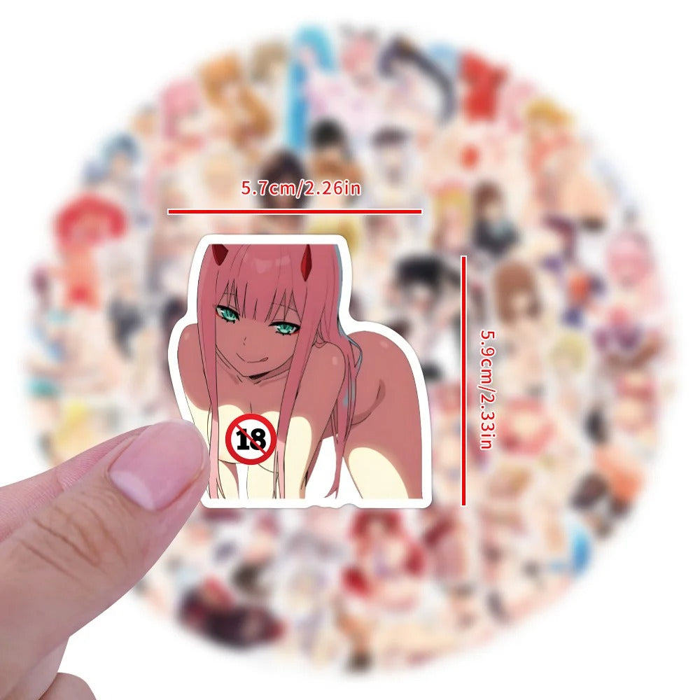 Cute Waifu Anime Stickers