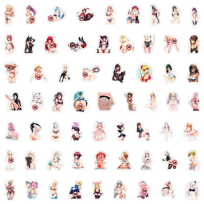 Cute Waifu Anime Stickers